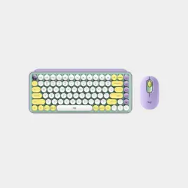 Logitech POP Keys + POP Mouse Daydream Keyboard Mouse Combo in Pakistan - Wireless Mechanical Keyboard and Mouse with Customizable Emoji